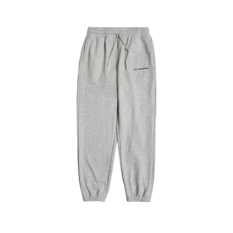 ONSEVENINE Heather Grey Cinch-Hem Sweatpants