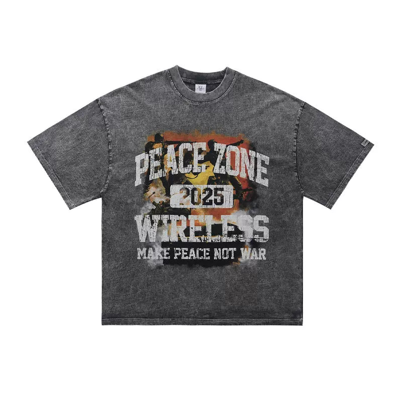 ONSEVENINE "Peace Zone" Graphic Tee