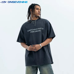 ONSEVENINE "Always Hold Fast" Star Graphic Tee