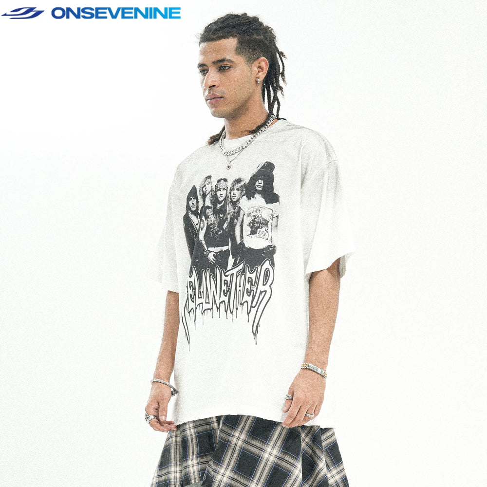 ONSEVENINE Rock Band Graphic Tee
