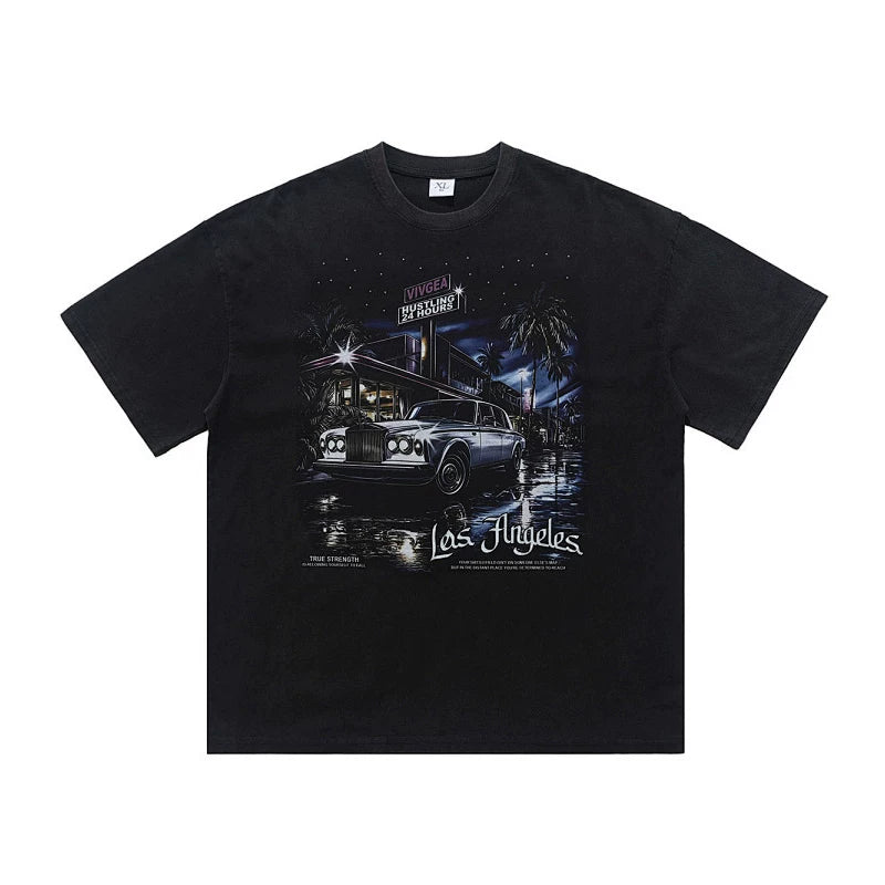 ONSEVENINE "Los Angeles" Vintage Car Graphic Tee