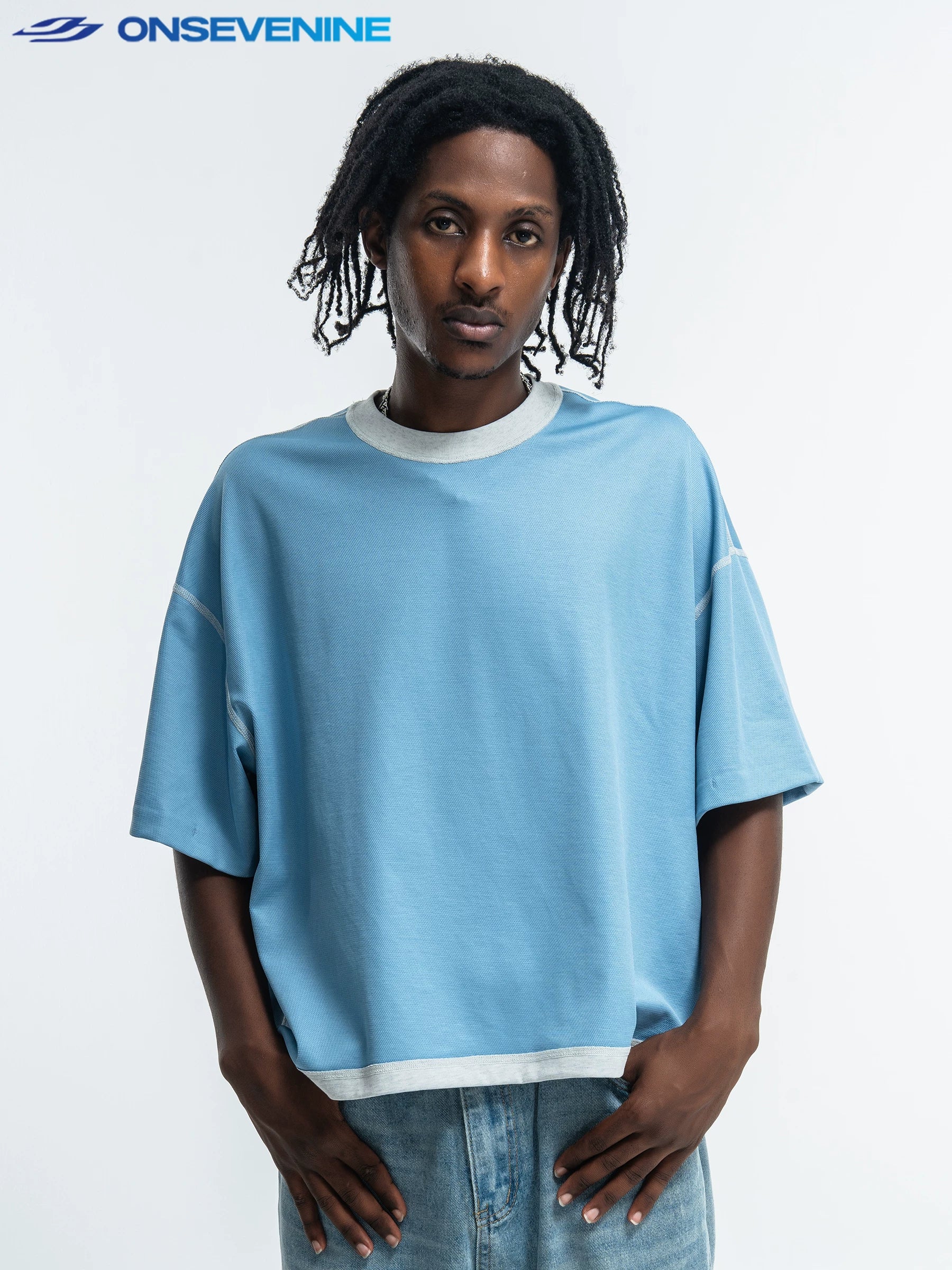 ONSEVENINE Two-Sided Reversible Tee