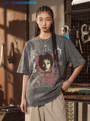 ONSEVENINE "All We Need Is Money" Graphic Tee