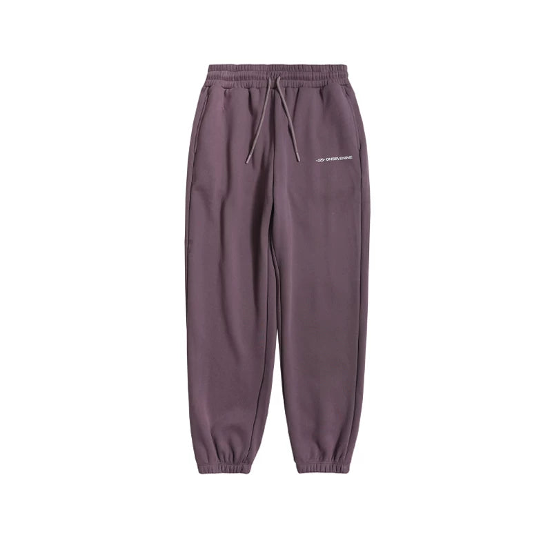 ONSEVENINE Heather Grey Cinch-Hem Sweatpants