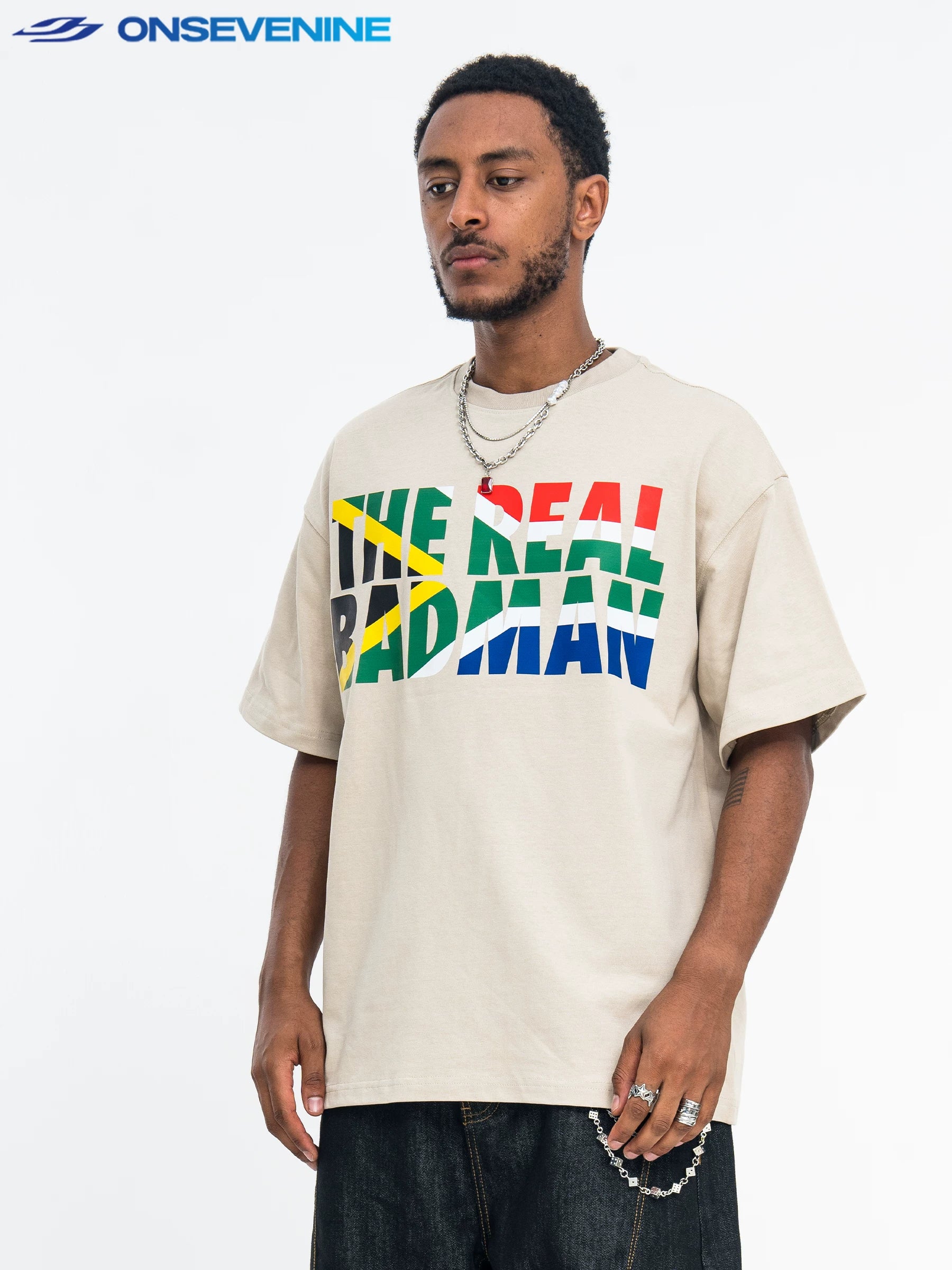 ONSEVENINE "The Real Madman" South African Flag Graphic Tee