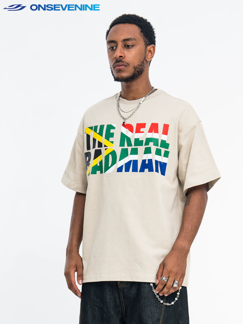 ONSEVENINE "The Real Madman" South African Flag Graphic Tee