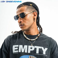 ONSEVENINE "Empty / Get Fresh" Fisheye Urban Graphic Tee
