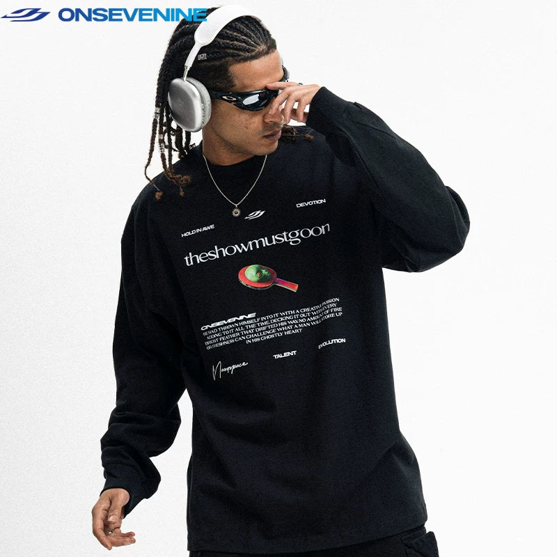 ONSEVENINE "The Show Must Go On" Graphic Tee