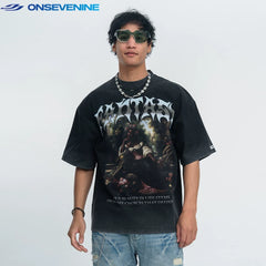 ONSEVENINE Renaissance Art Graphic Tee