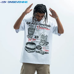ONSEVENINE "Grand Opening" Diner Graphic Tee