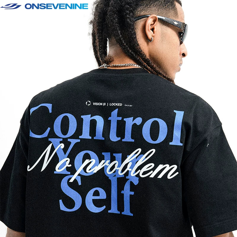 ONSEVENINE "Control Your Self" Back-Graphic Tee