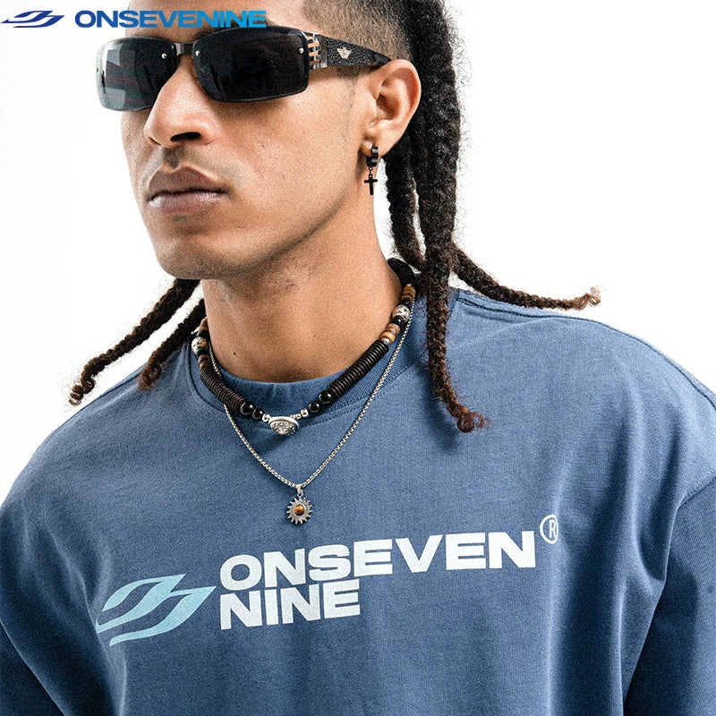 ONSEVENINE Classic Logo Minimalist Tee