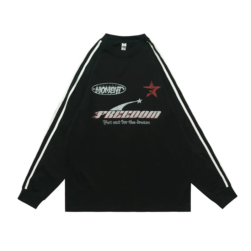 ONSEVENINE "Freedom" Shooting Star Long-Sleeve Sweatshirt