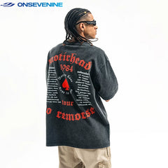 ONSEVENINE "Motörhead 1984 Tour" Back-Graphic Tee