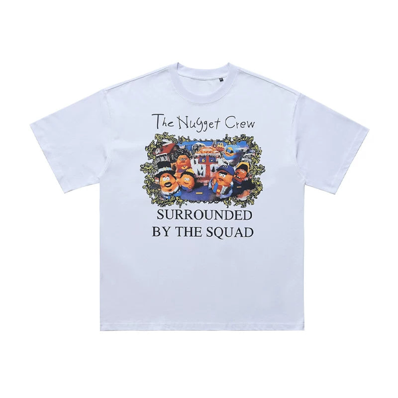 ONSEVENINE "The Nugget Crew" Cartoon Graphic Tee