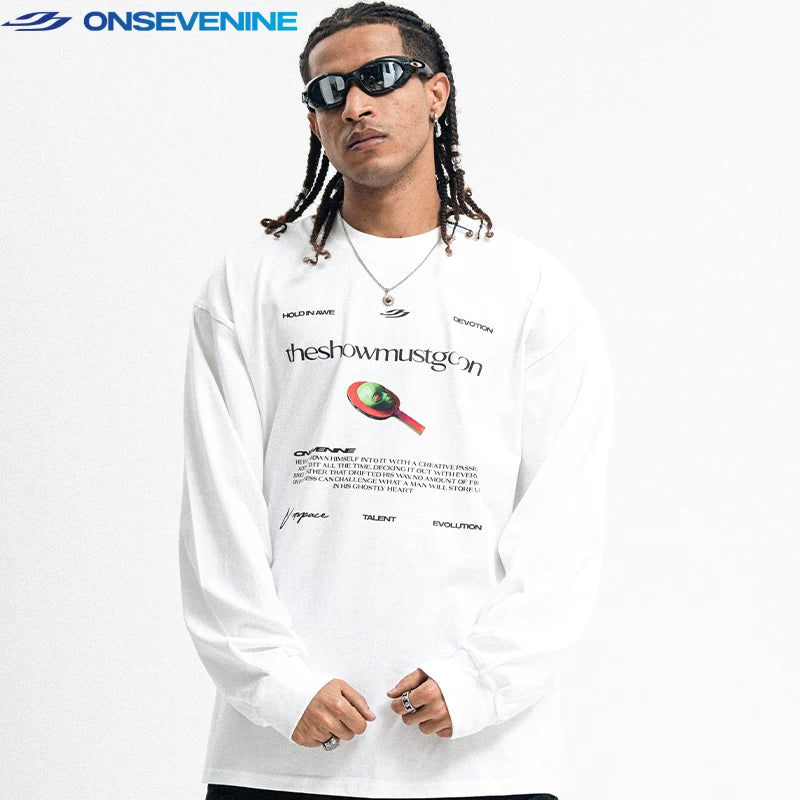 ONSEVENINE "The Show Must Go On" Graphic Tee