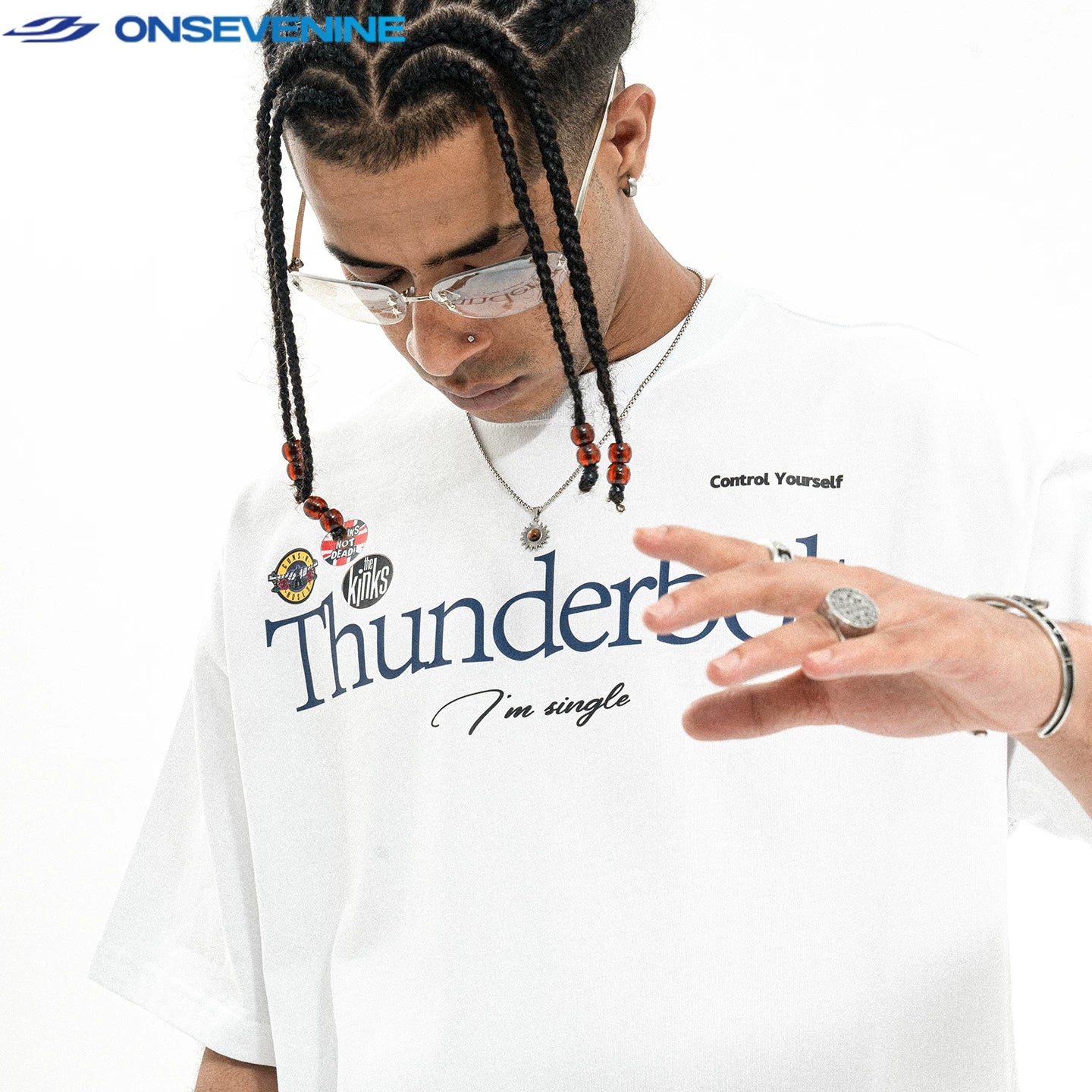 ONSEVENINE "Thunderbolt" Graphic Tee