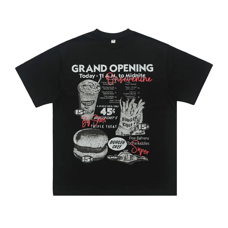 ONSEVENINE "Grand Opening" Diner Graphic Tee