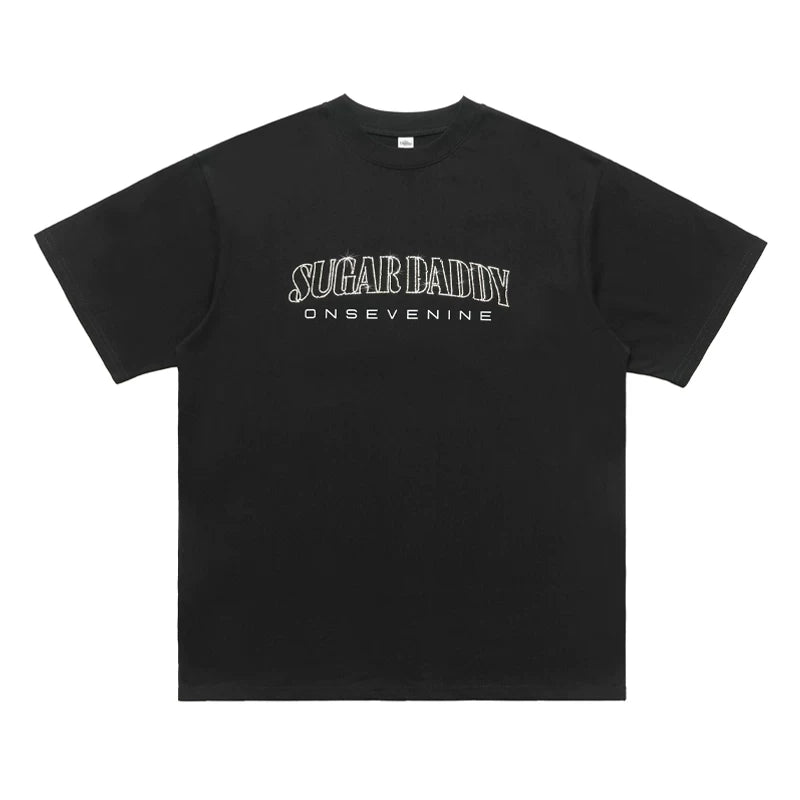 ONSEVENINE "Sugar Daddy" Outline Graphic Tee
