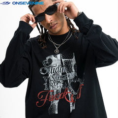 ONSEVENINE "Studio 1896 / Fucck Off" Graphic Tee