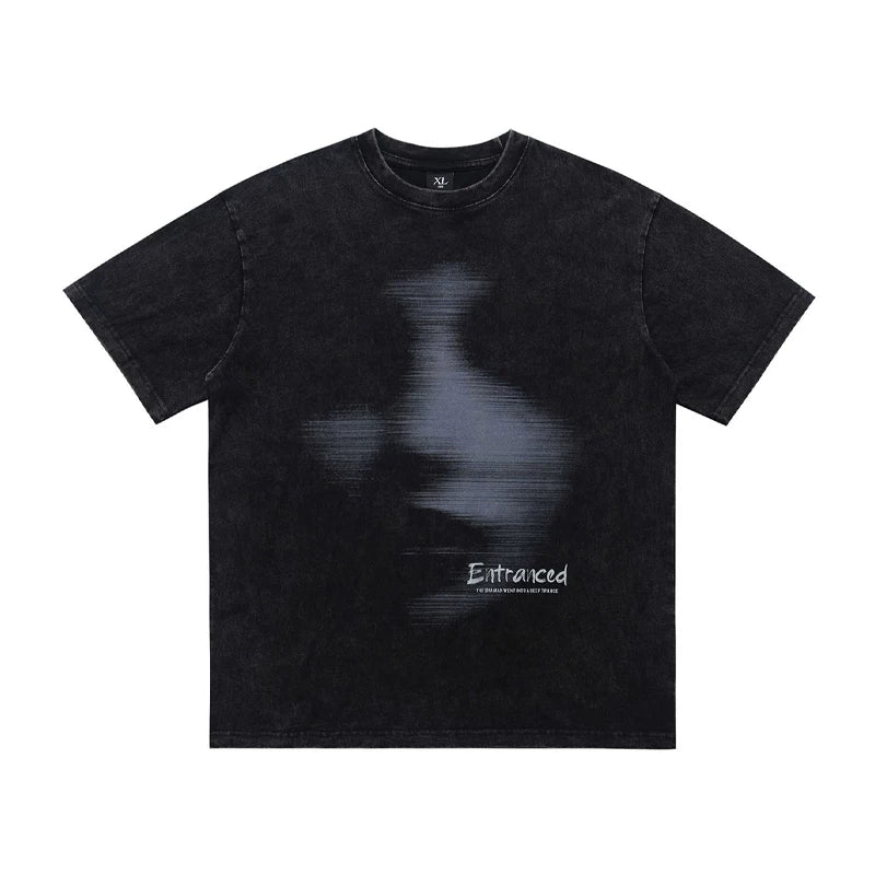 ONSEVENINE "Entrance" Glitch Graphic Tee