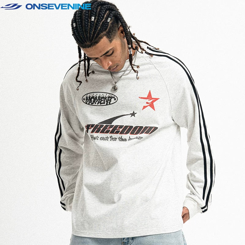 ONSEVENINE "Freedom" Shooting Star Long-Sleeve Sweatshirt