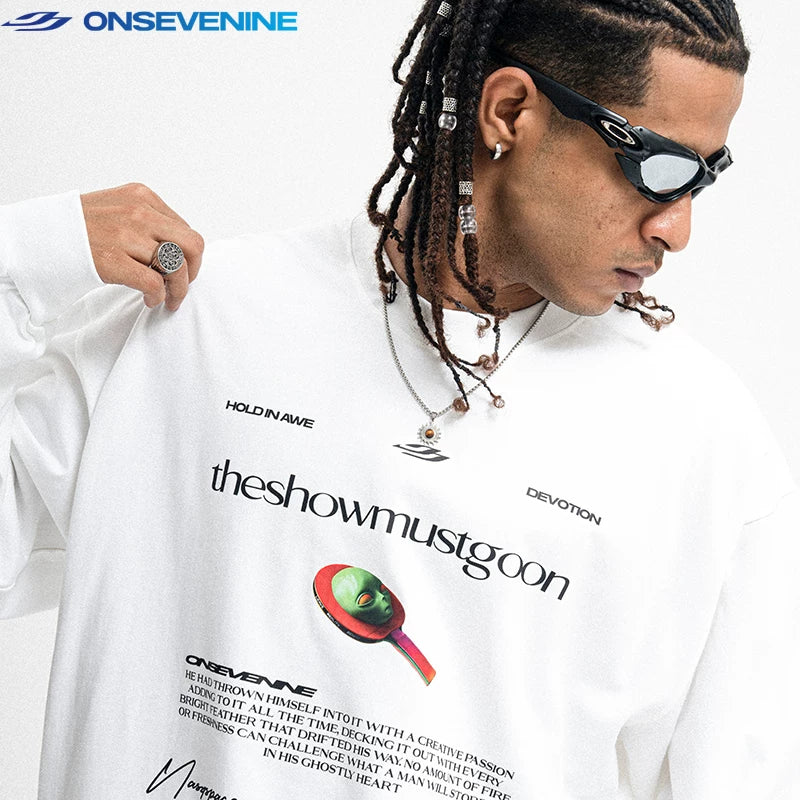 ONSEVENINE "The Show Must Go On" Graphic Tee