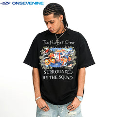 ONSEVENINE "The Nugget Crew" Cartoon Graphic Tee