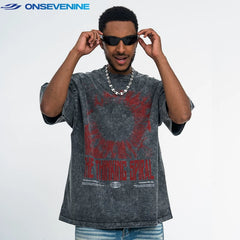 ONSEVENINE "Thinking Spiral" Graphic Tee