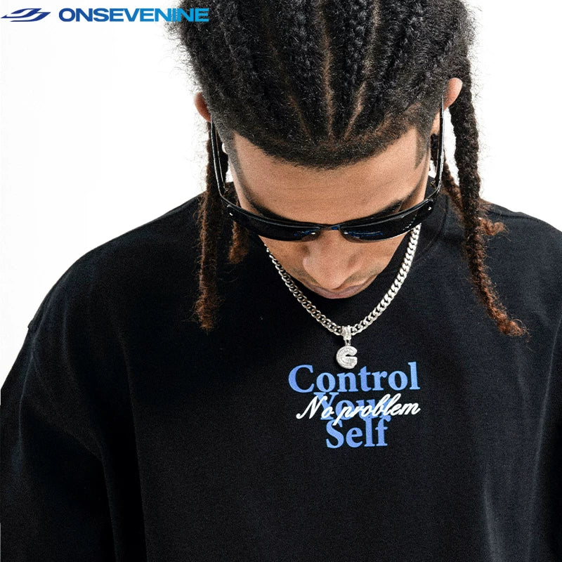 ONSEVENINE "Control Your Self" Back-Graphic Tee