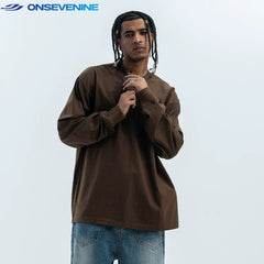 ONSEVENINE Essential Oversized Long-Sleeve Tee