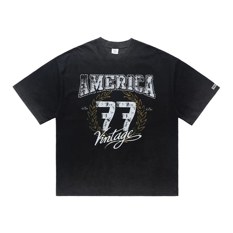 ONSEVENINE "America 77 Vintage" Graphic Tee