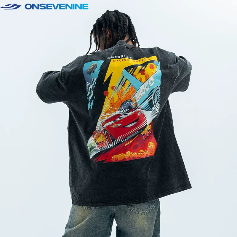 ONSEVENINE Piston Cup Racing Series / Lightning McQueen Graphic Tee