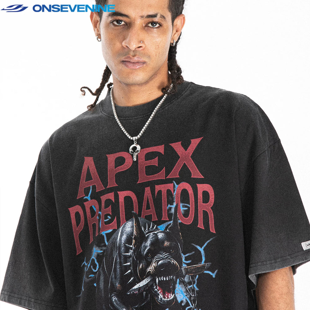 ONSEVENINE "Apex Predator" Doberman Graphic Tee