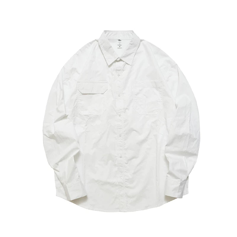 ONSEVENINE Classic Button-Down Utility Long-Sleeve Shirt