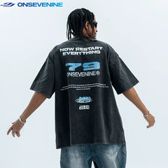 ONSEVENINE "Restart Everything" Graphic Tee