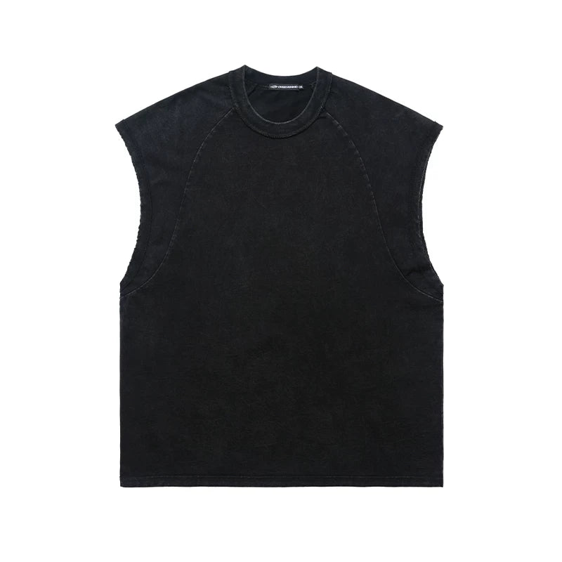 ONSEVENINE Raw-Edge Sleeveless Sweatshirt / Tank