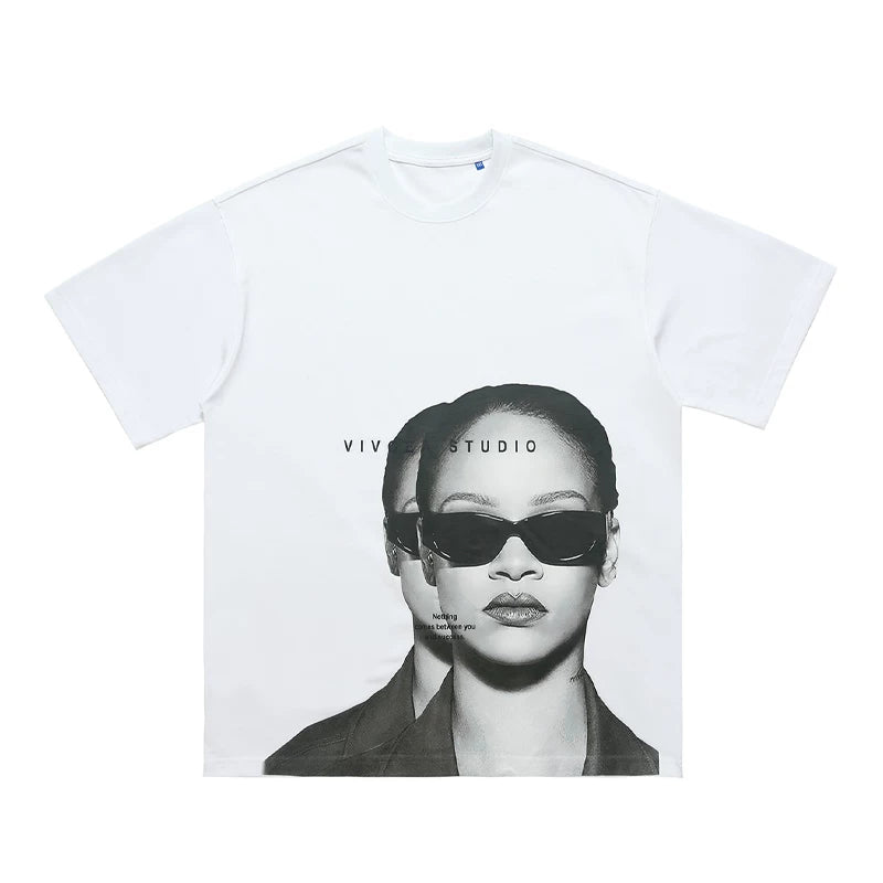 ONSEVENINE Celebrity Portrait Graphic Tee