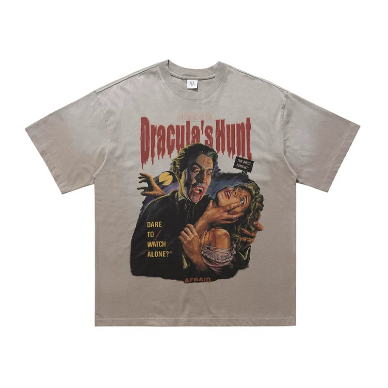 ONSEVENINE "Dracula's Hunt" Horror Graphic Tee