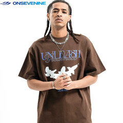 ONSEVENINE "Unleash Greatness" Bird Silhouette Graphic Tee