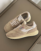 Autry Reelwind Low *Nylon / Hairy Suede / Cracked Leather*