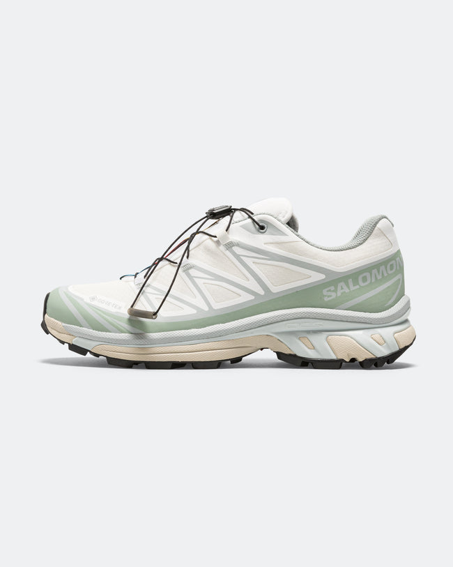 XT-6 GORE-TEX - White/Green Milieu-Ice Flow Hover Image