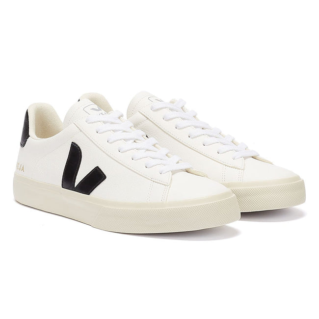 Veja Campo Womens White / Black Trainers Hover Image