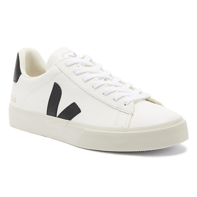 Veja Campo Womens White / Black Trainers Main Image